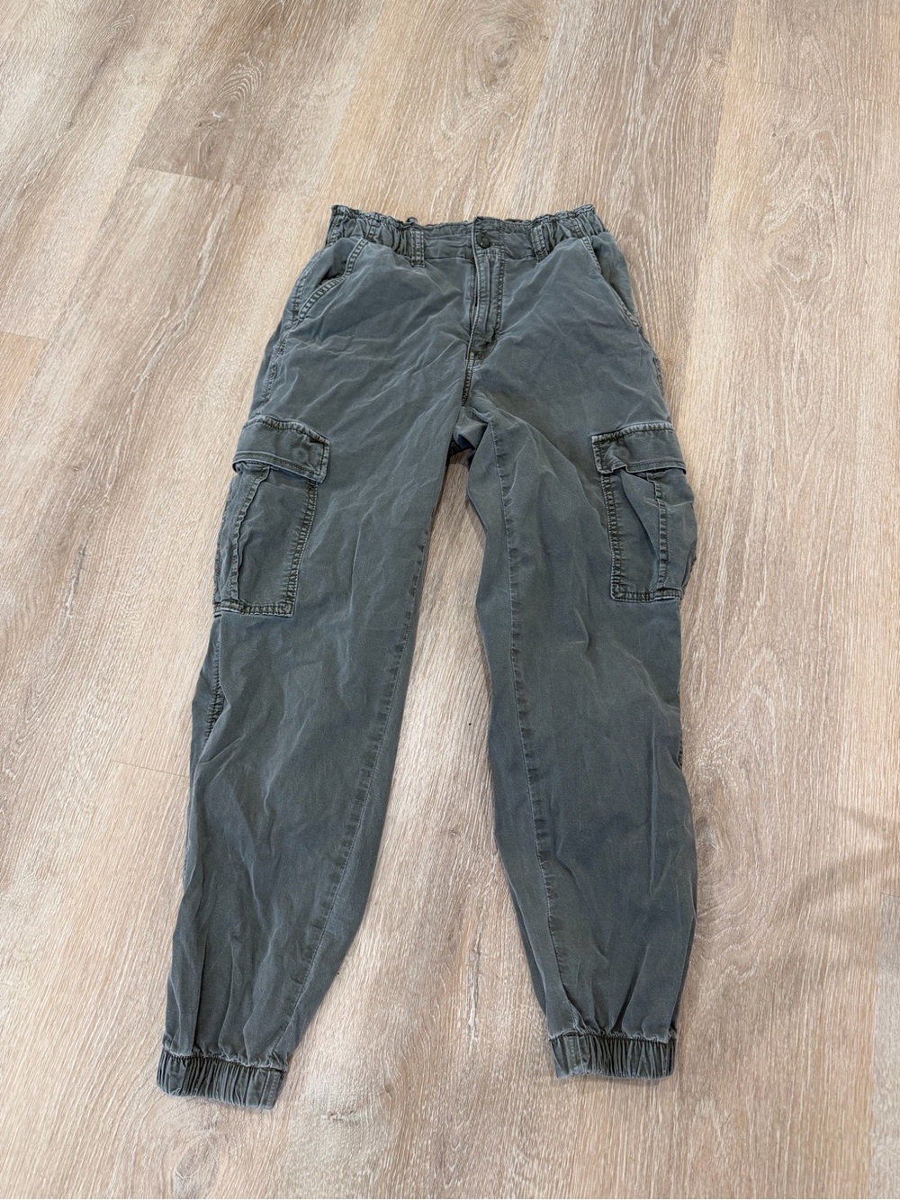 American Eagle Outfitters Men's Cargo Joggers - Charcoal